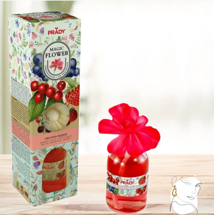 Ajoutez une touche de nature à votre intérieur grâce à notre sélection de Fleurs magiques.

Ces ravissantes fleurs diffusent un parfum d’ambiance, tout comme les Mikados, pour créer une atmosphère agréable et relaxante chez vous, elles sont une manière élégante et originale d’apporter une touche de fraîcheur et de parfum dans votre maison ou au bureau.

Le parfum se diffuse dans votre intérieur grâce à sa fleur qui prendra la couleur du parfum La diffusion se fera durant environ 45 jours.

Ne jeter pas votre diffuseur lorsqu'il n'y a plus de parfum dans le flacon, la Fleur Magique imbibé continuera encore de diffuser de nombreux jours.