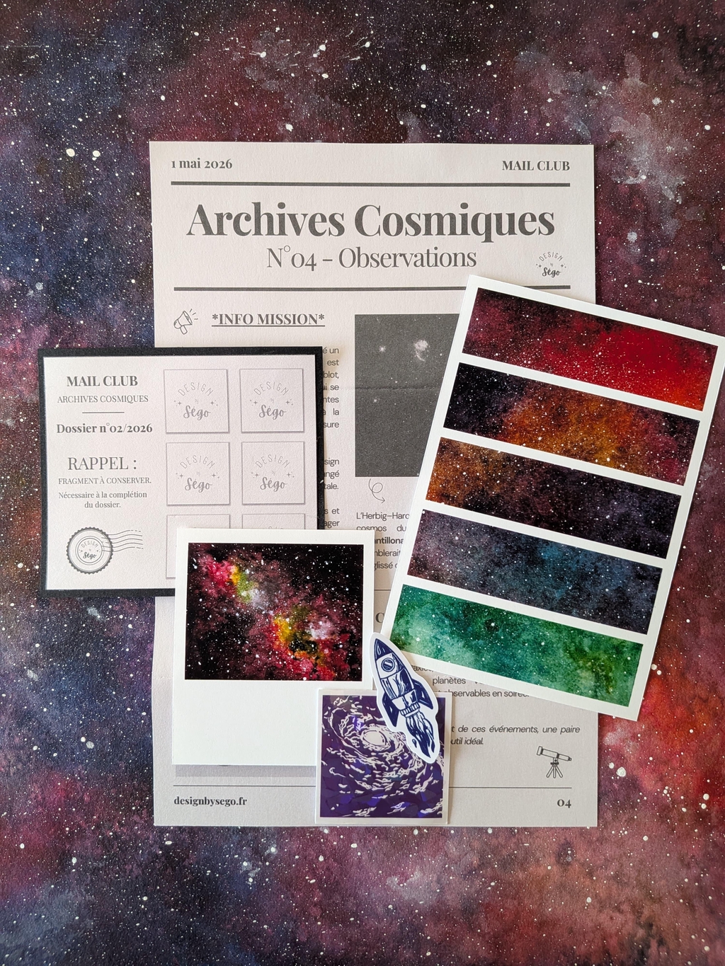 Archives Cosmiques Mail club 