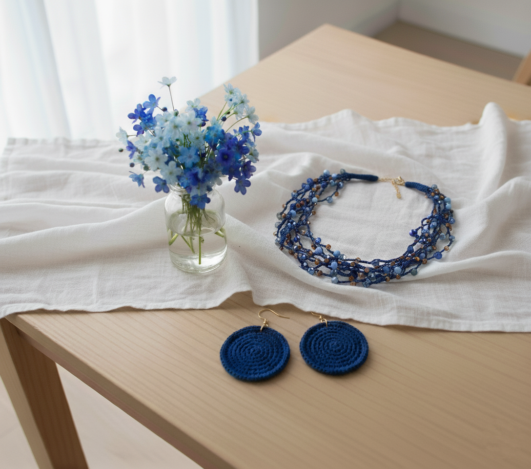 Martinique Créations Uniques 
Bijoux de qualité. 
Artisanat du crochet 
Lavorazione all'uncinetto 