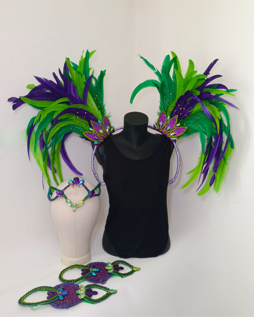 Parure Carnaval et festivals colibri