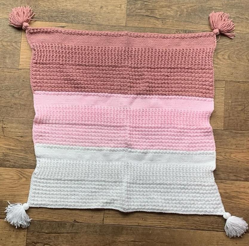 Handmade crochet and knitted baby blankets for gifts and keepsakes