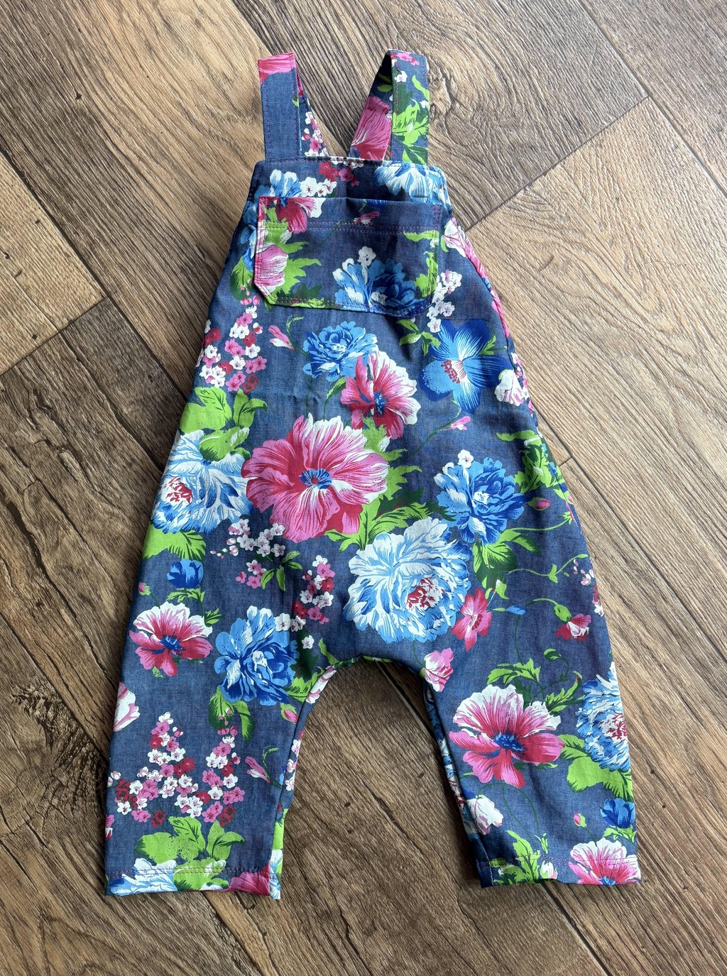 Handmade baby dungarees and rompers sewn by knits and pieces