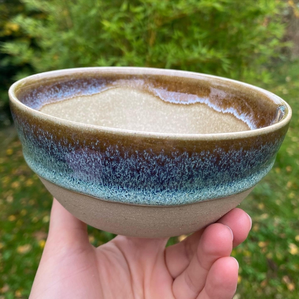 Vaisselle artisanale bol petit-déjeuner émaux émail 