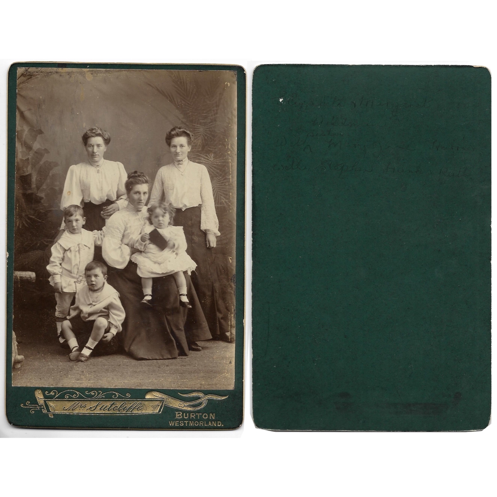 Cabinet cards by Mrs Sutcliffe