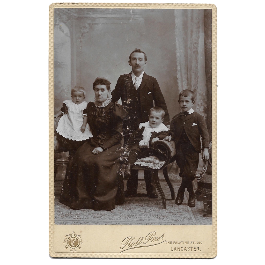 Cabinet Card Photo by Platt Bros.