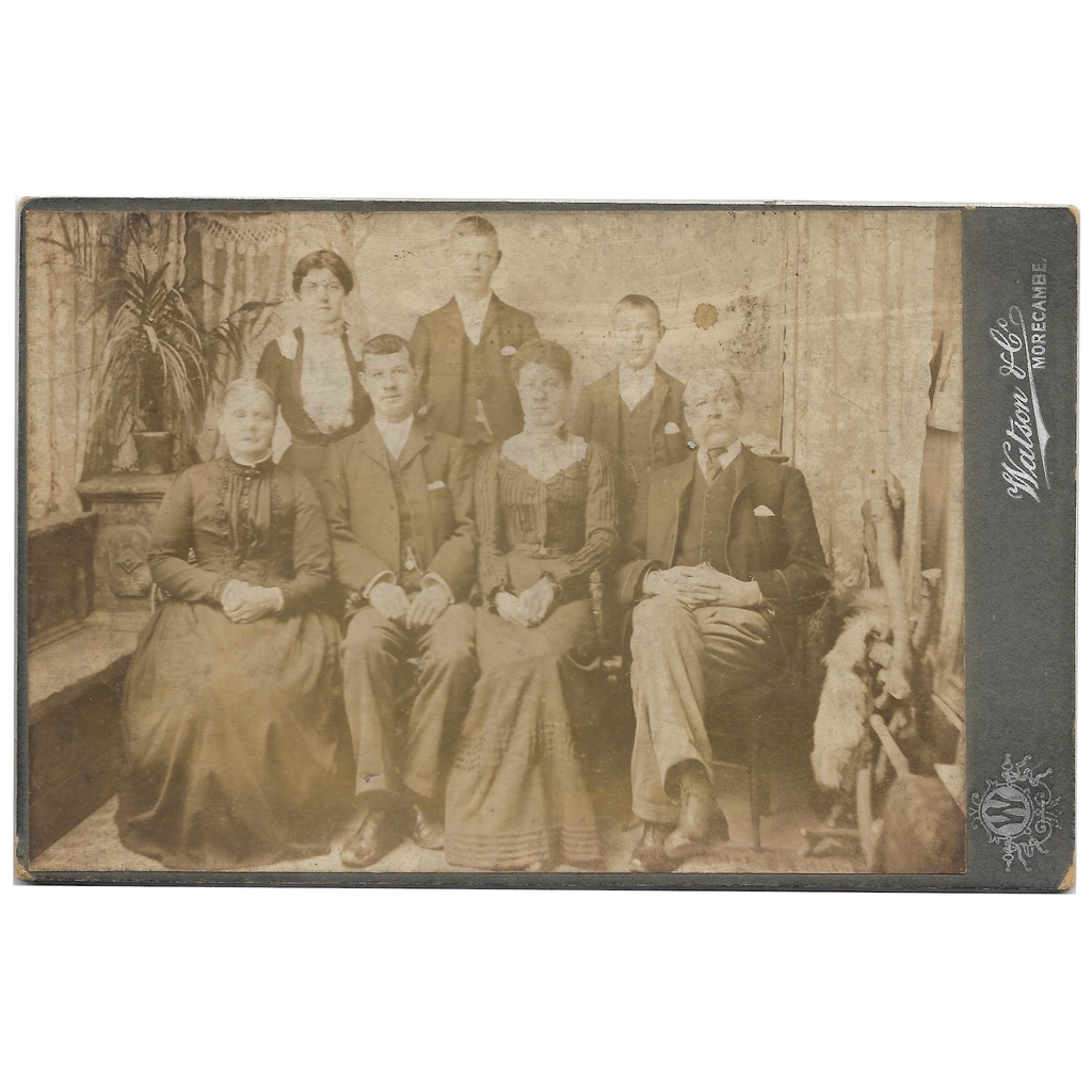 Cabinet card photo by A. Watson & Co.