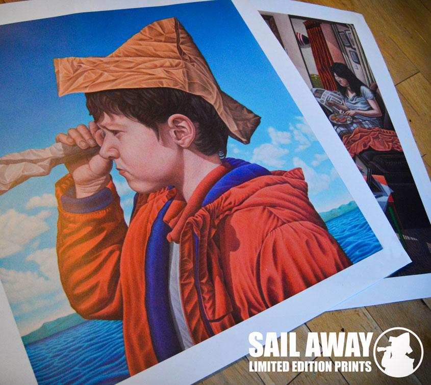 Sail Away limited edition Giclee prints by Connor Maguire Art & Picture Framing