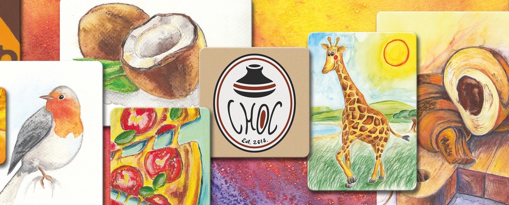 Croissant pizza vogel illustratie kopen