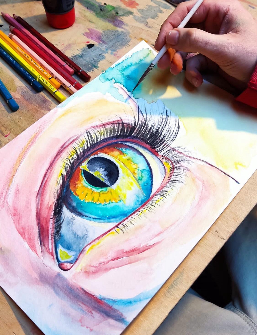 Oog schilderij kopen