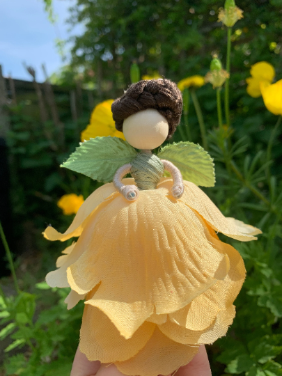 Yellow rose fairy