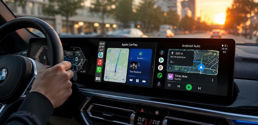 Apple CarPlay et Android Auto