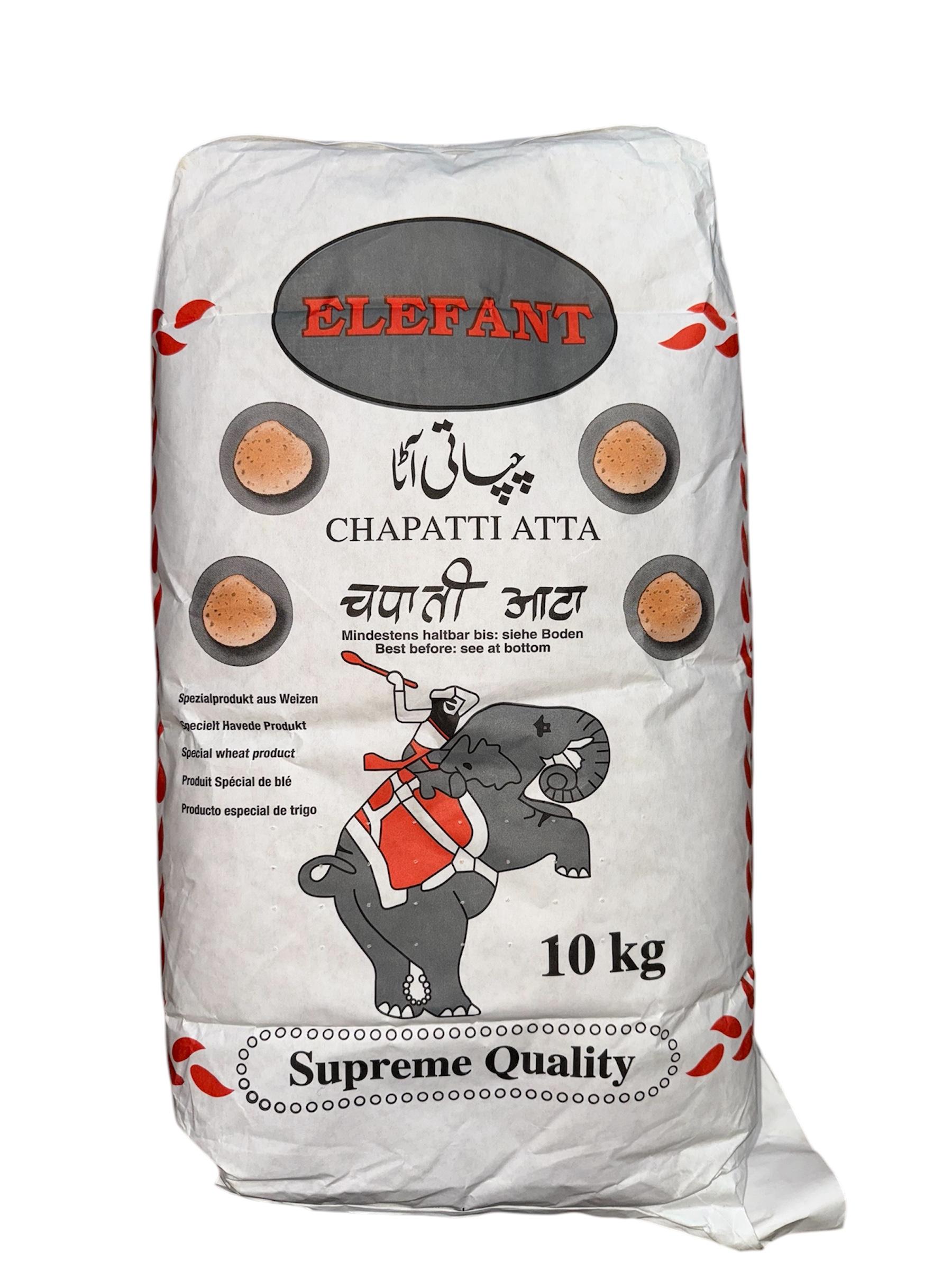 Elefant Chapatti Atta – Weizenmehl 10 kg