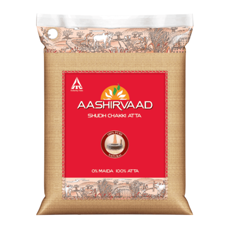 Aashirvaad Chakki Atta Weizenmehl. 5 kg