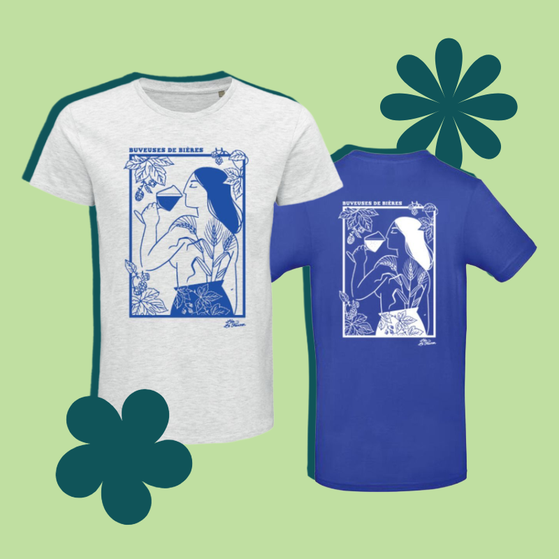 T-shirt coton sérigraphié coupe droite - taille unisexe