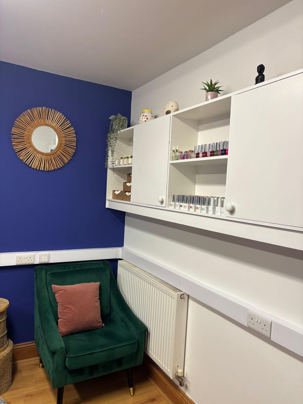 Pedicure set up