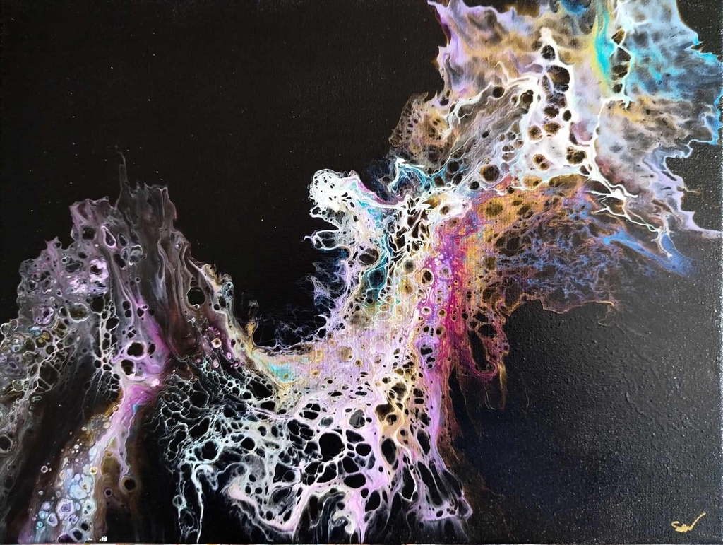 acrylique pouring
toiles et bijoux en acrylique pouring