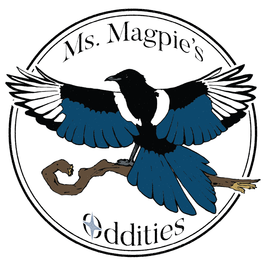 Ms. Magpie's Oddities circle logo