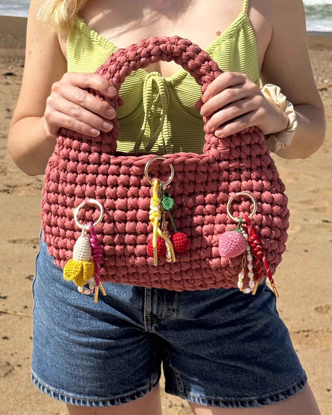bijoux sac personnalisé crochet