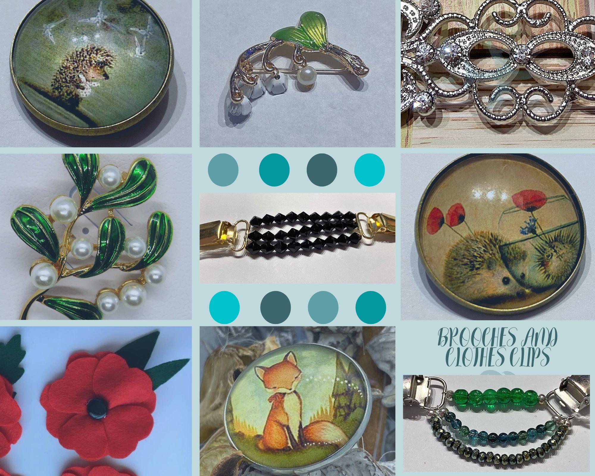 Brooches & Clothes Clips