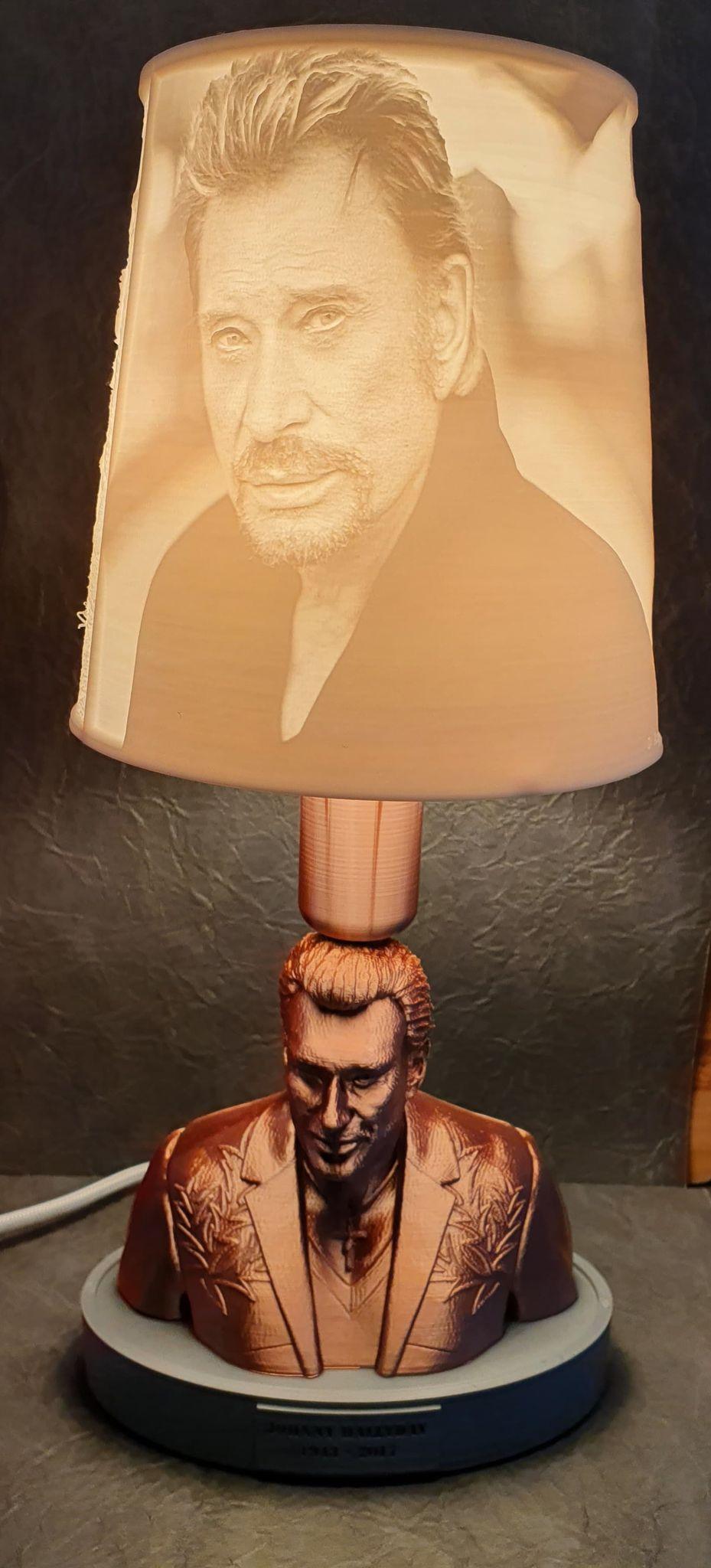 Lampe Johnny Hallyday 