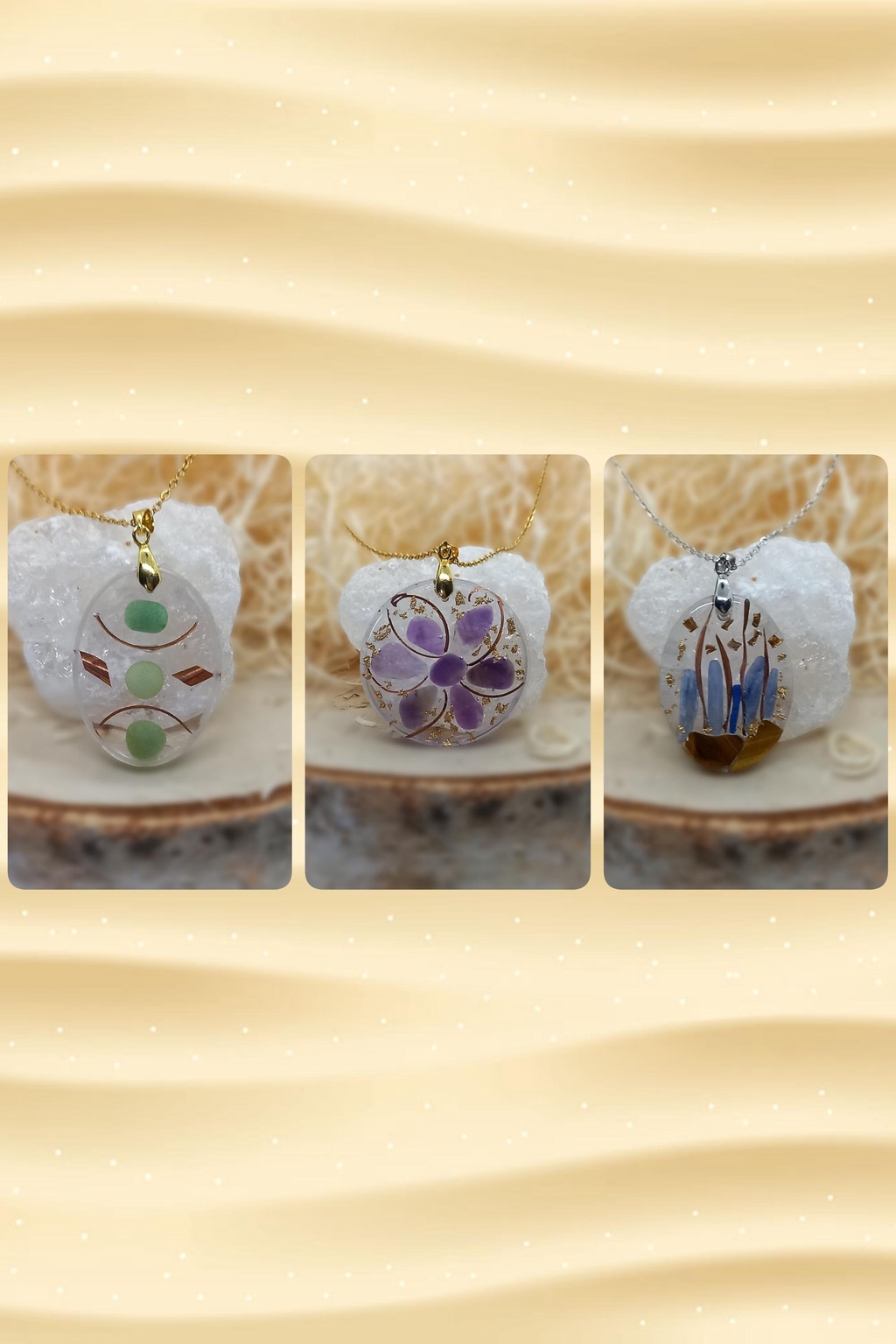 Bijoux artisanaux en pierres naturelles