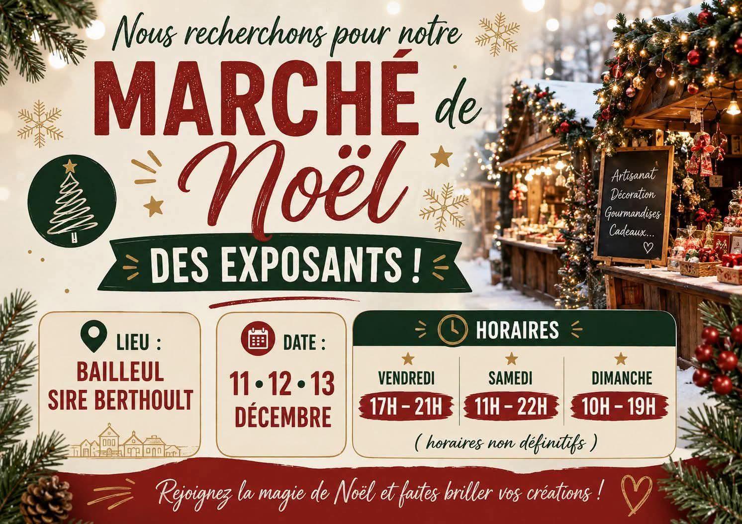 Marché de Noël de BAILLEUL-SIRE-BERTHOULT