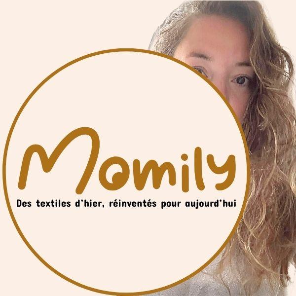 Qui se cache derrière Momily ? Une créatrice textile passionnée par l’upcycling