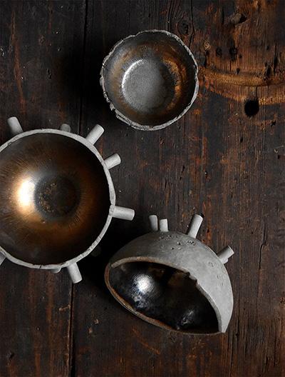 rustic ceramic bowls