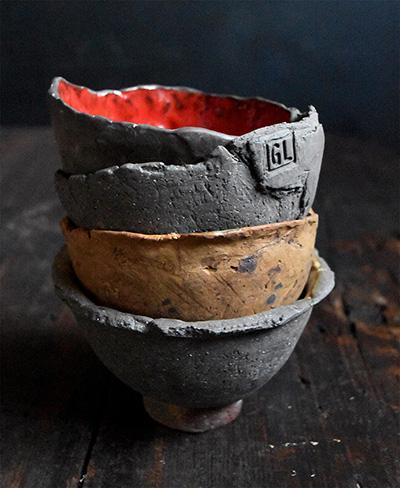 rustic ceramic bowls