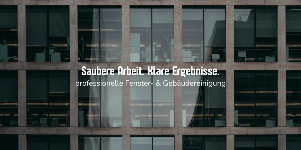 Ehrlich. Sauber. Persönlich 