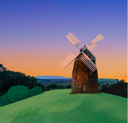 Tysoe Windmill Posters and Tysoe Lino Prints