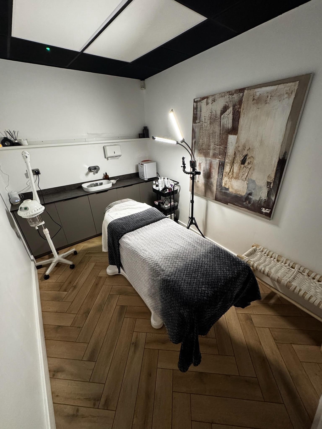 Genesis Skin treatment room in Crouch End, North London