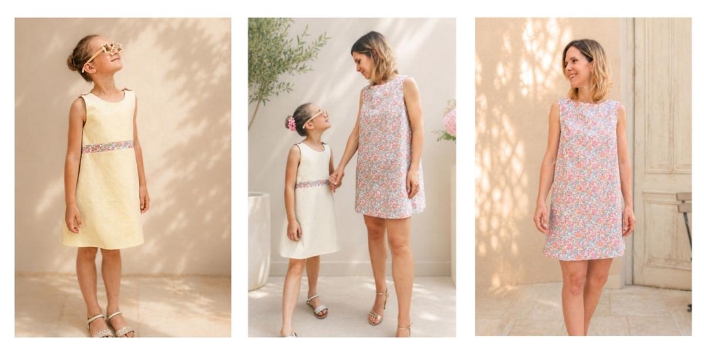 Collection de vêtements en Liberty pour enfants et mamans, fabriqués en France dans des tissus haut de gamme. Des créations élégantes, confortables et durables pour les familles à la recherche d'une alternative éthique à la fast fashion.
