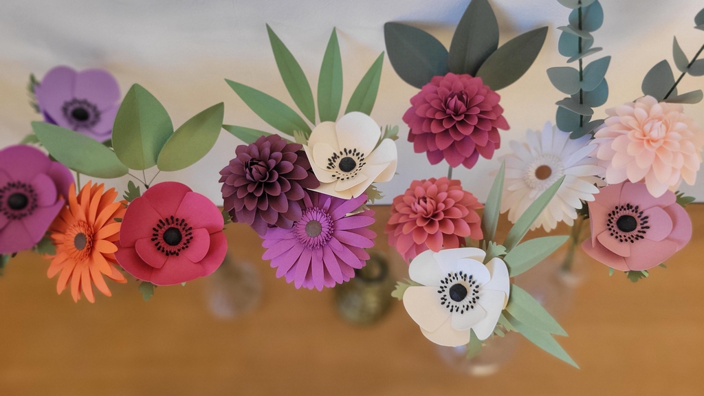 Poème | Fleurs en papier artisanales et durables fabriquées en France