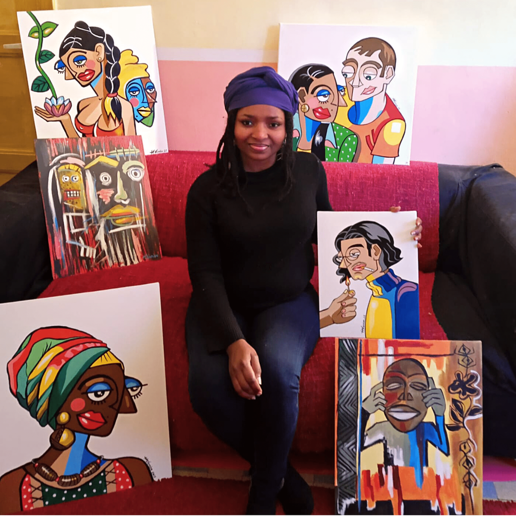 Biographie de l'artiste peintre Contemporain Vernise Haddad