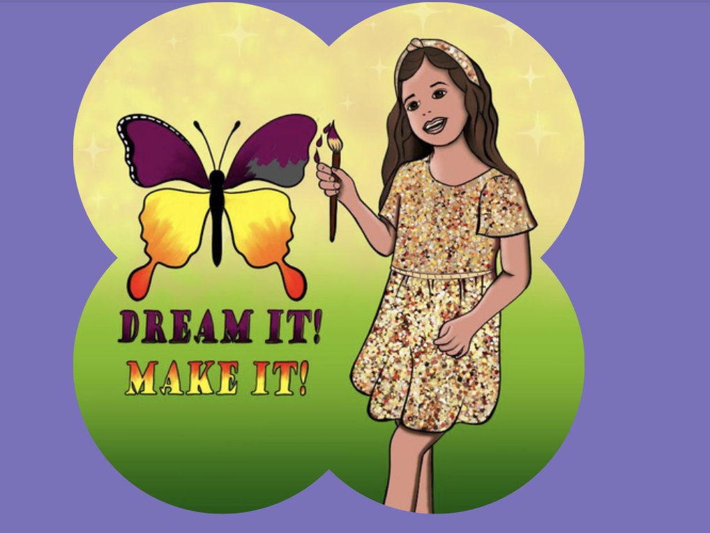 Izzys Slogan is Dream it! Make it!