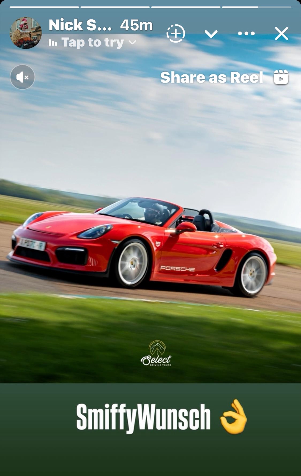 Porsche 981 Spyder in Guards Red On Track 
