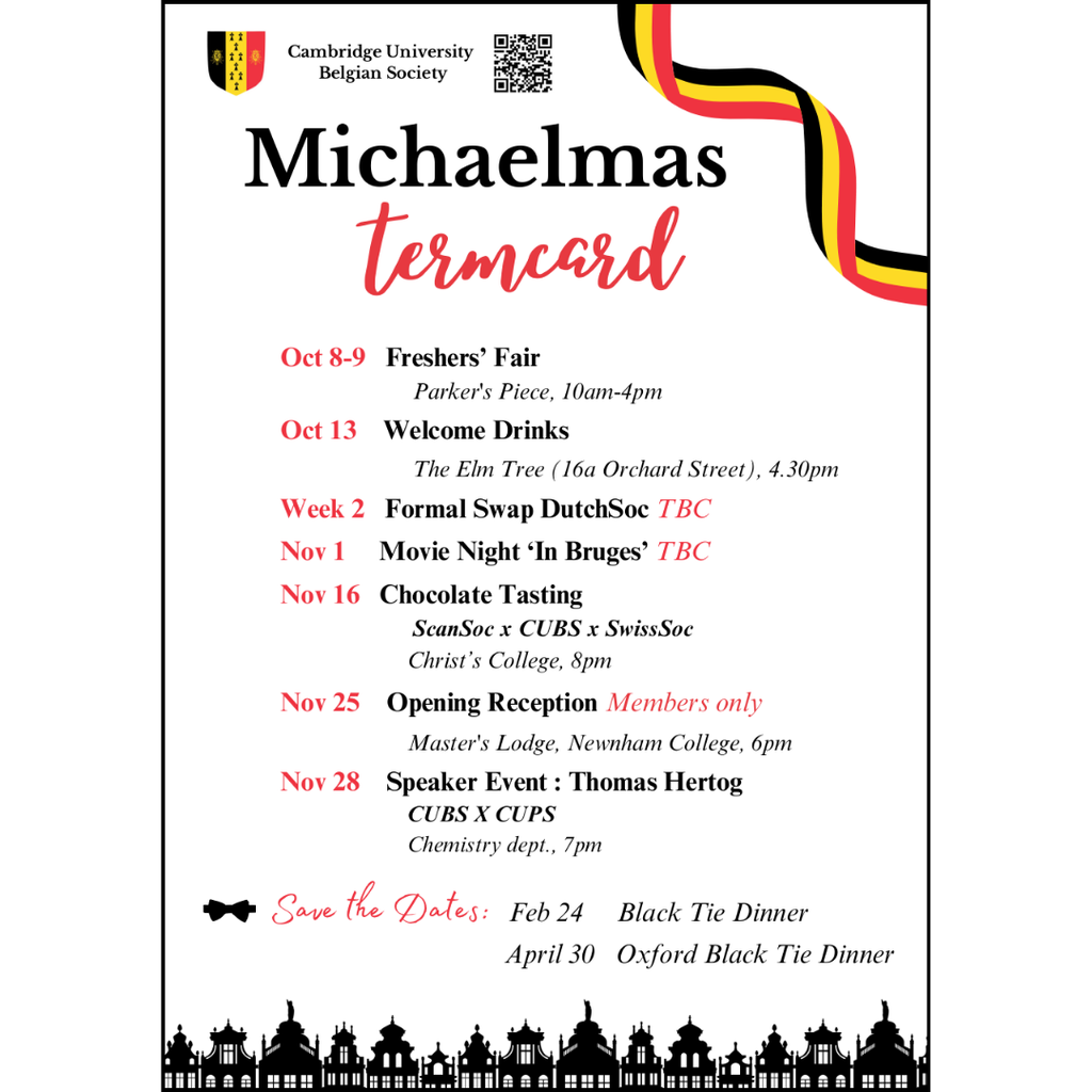 Term Card Michaelmas Term 2024