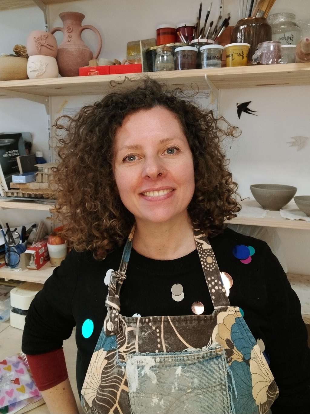 Irene Liberati céramiste et prof de de tournage à Lyon