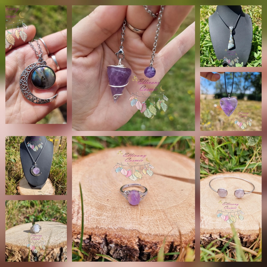 Création de bijoux en pierres 100% naturelles 