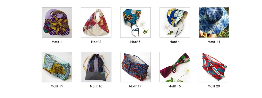 Les motifs dispos à l'atelier