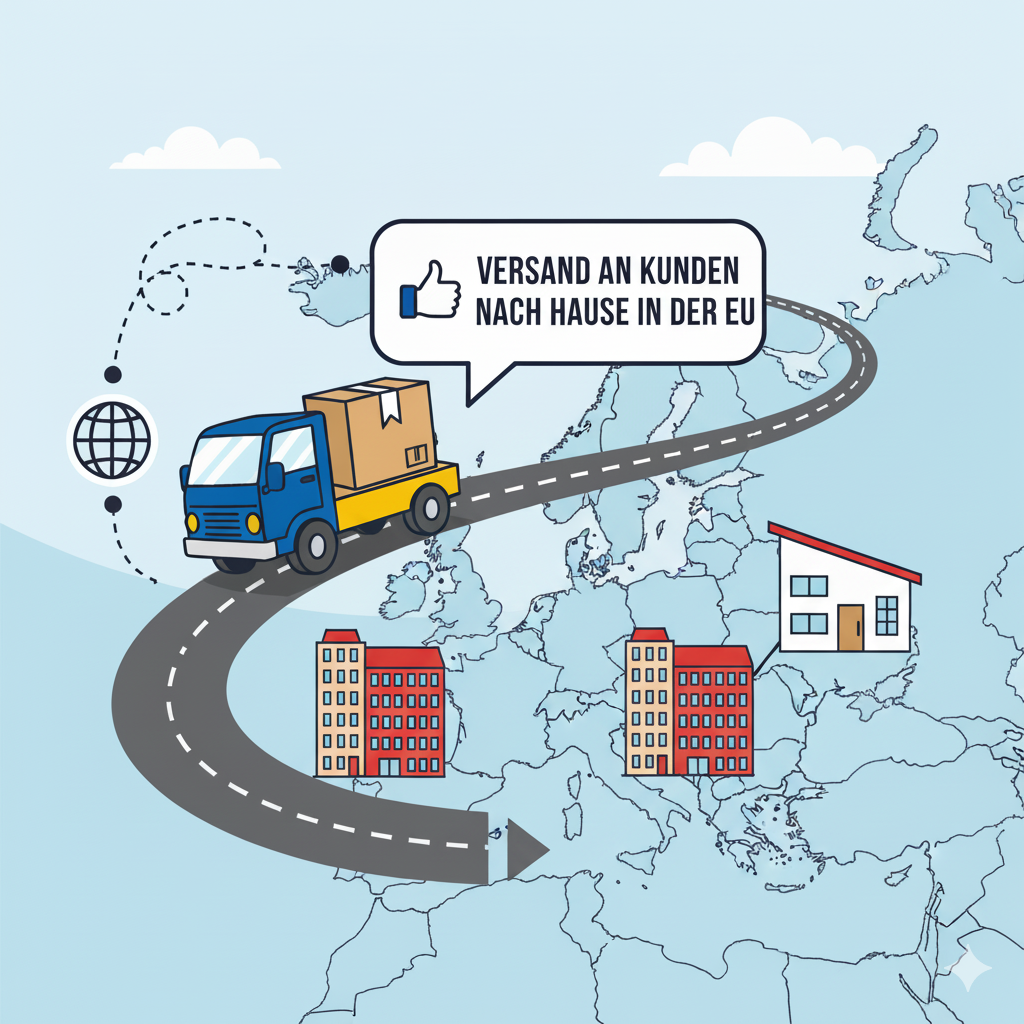Bestellen Sie Waren für sich selbst innerhalb der EU.