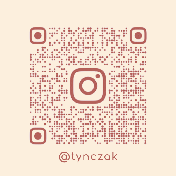 link i kod QR do instagrama @tynczak