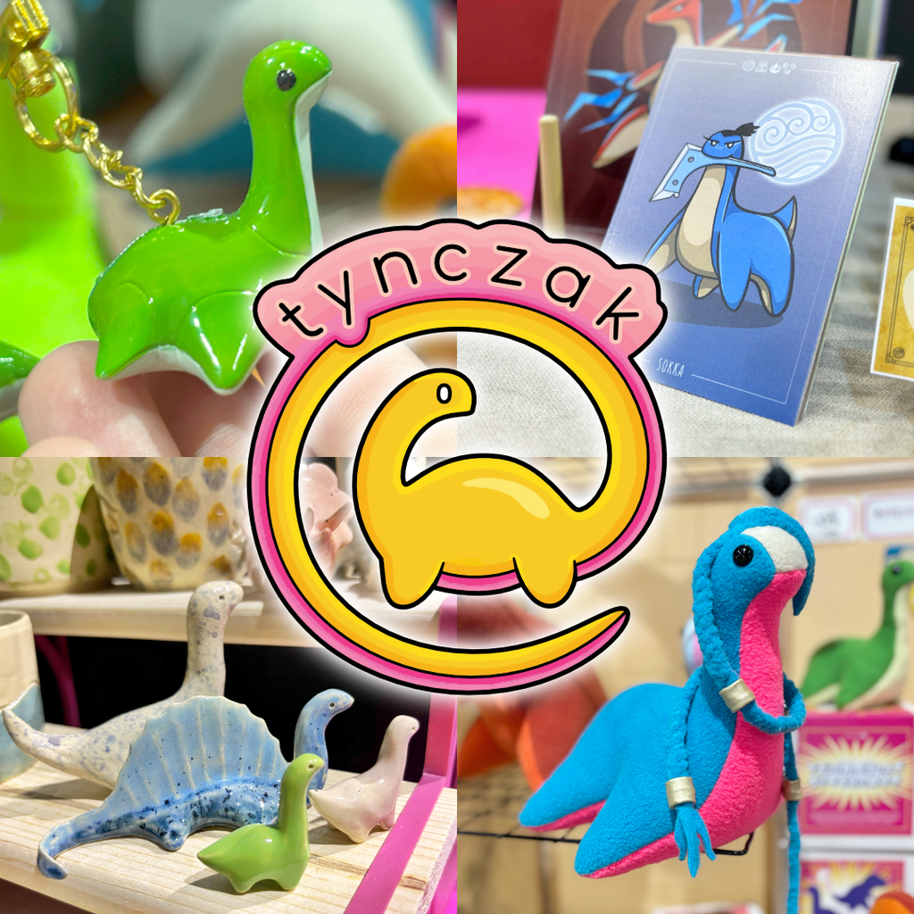 Breloczki, printy, ceramiczne figurki i pluszaki