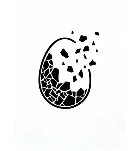 logo eggs-traordinaire design matière textures expérimentales bijou original innovant