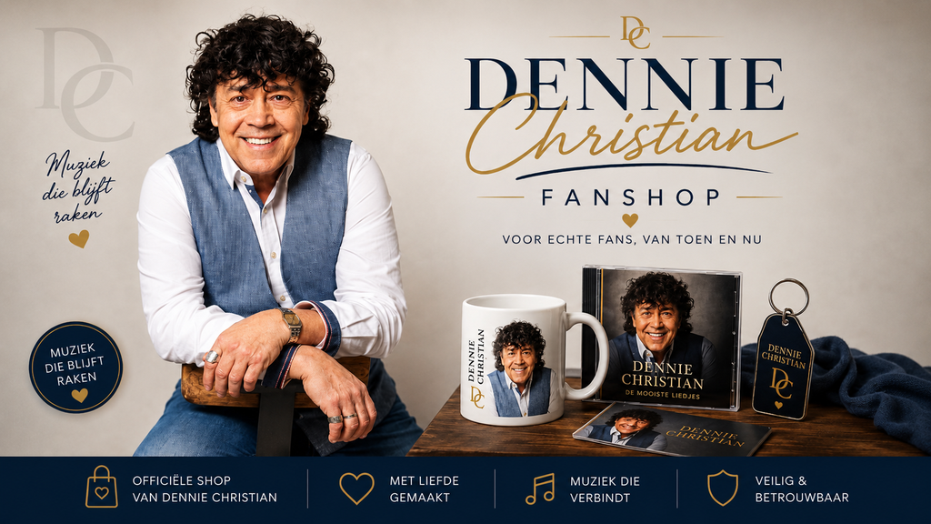 Dennie Christian fanproducten voor vriendenprijzen