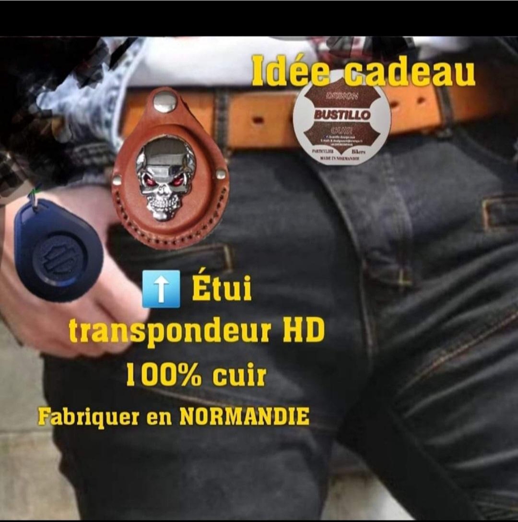 Donnez un style incomparable avec cet étui à transpondeur Harley en cuir au design unique en son genre. Avec cet étui robuste , fermeture par bouton pression fort 15mm il sera protégé dans son étui votre transpondeur ne pourra pas s'abîmer. 

