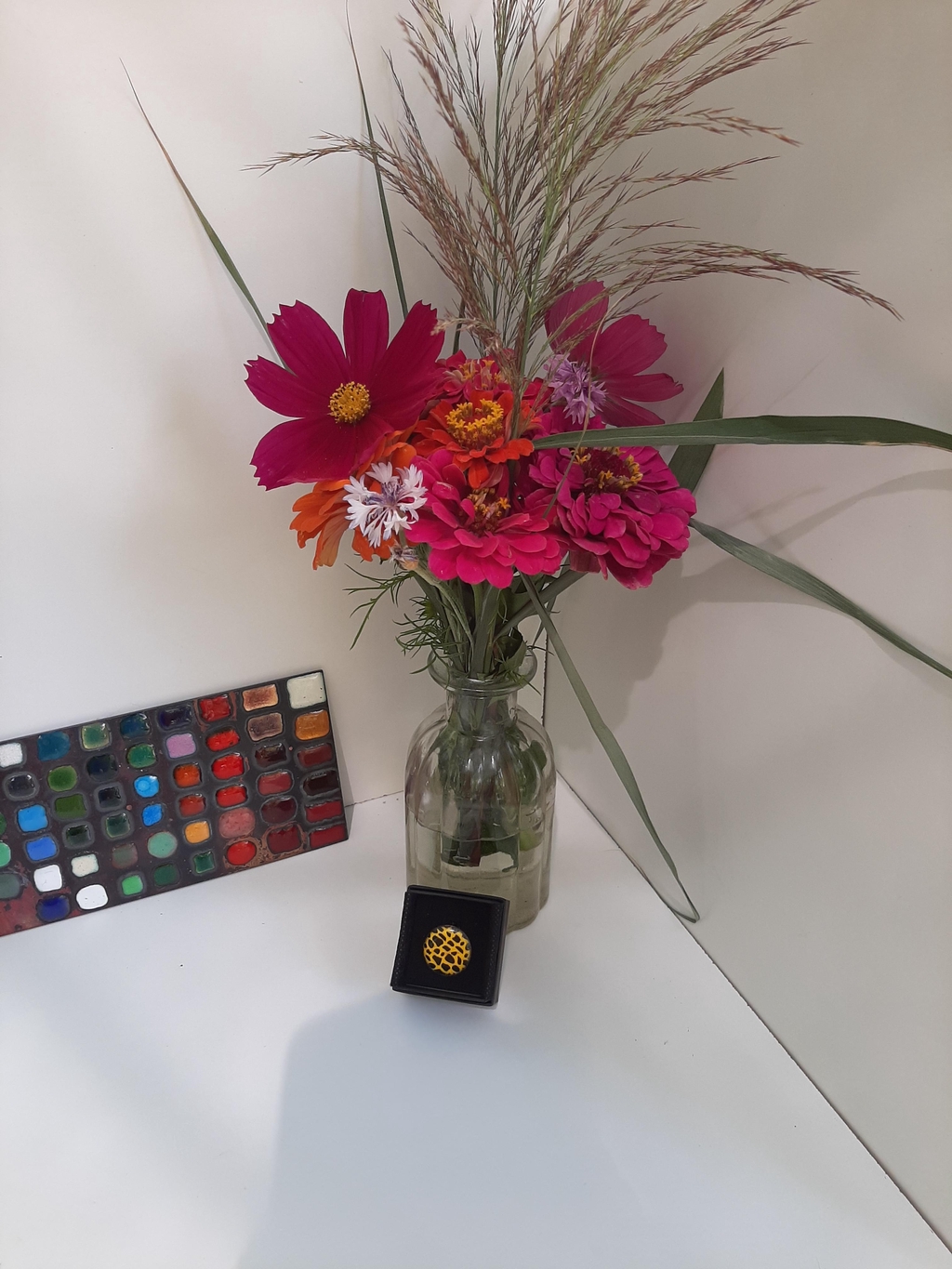 Bijoux en émail sur cuivre avec impression céramique