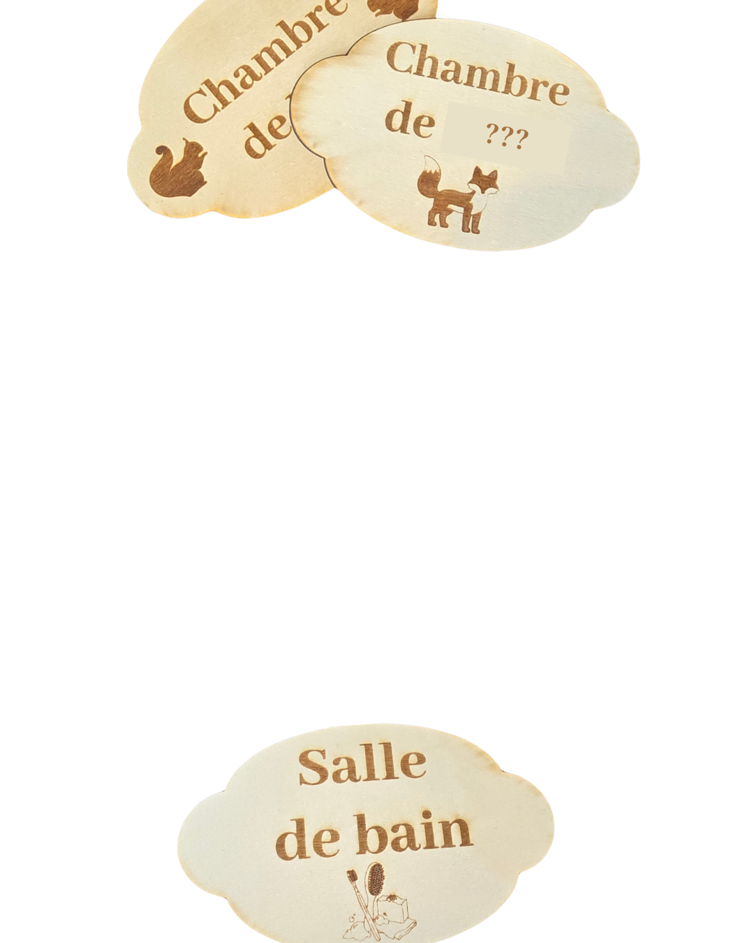 Plaque de porte