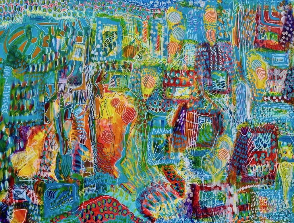 ‘Joy’ Acrylic on canvas 